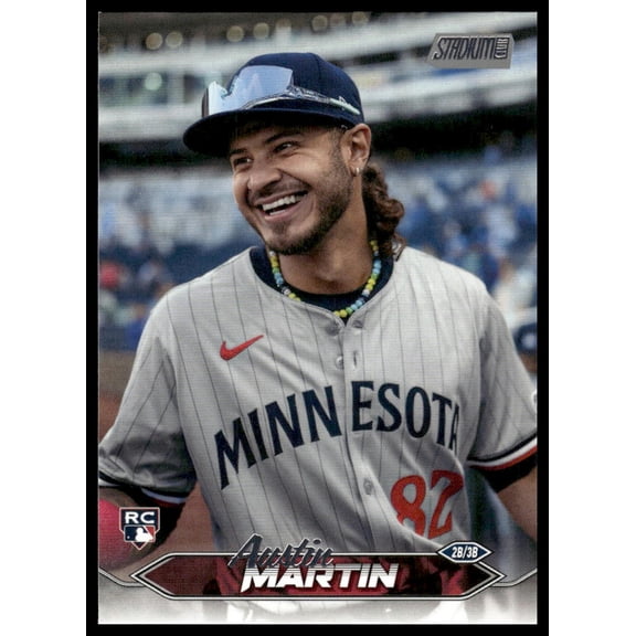 2024 Topps Stadium Club Austin Martin Minnesota Twins RC #228 Baseball Card