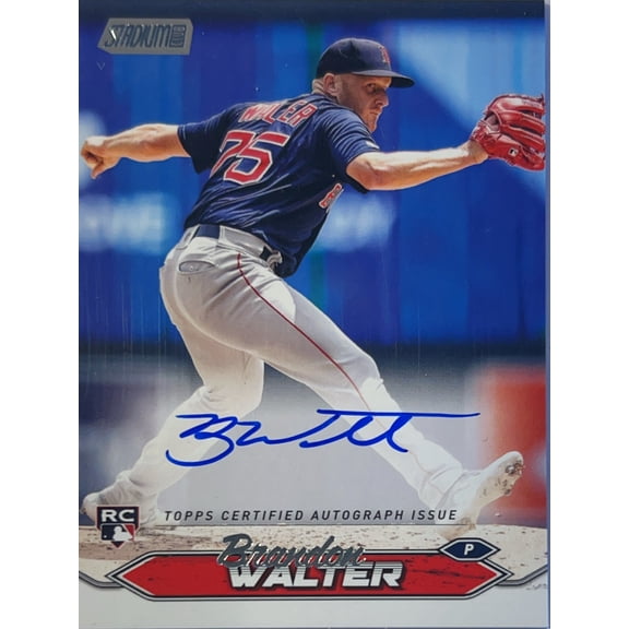 2024 Topps Stadium Club Brandon Walter #SCBA-BWA RC Boston Red Sox MLB Autographed Baseball Trading Card