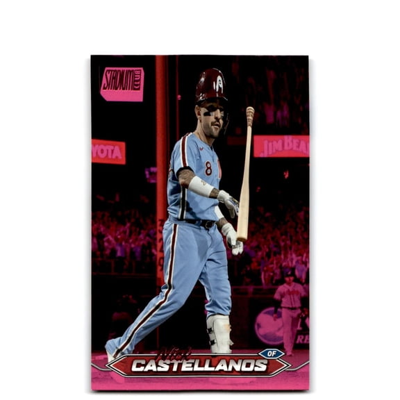 2024 Topps Stadium Club Nick Castellanos #219 NM-MT Baseball Card Phillies Philadelphia Phillies MLB Baseball Trading Card