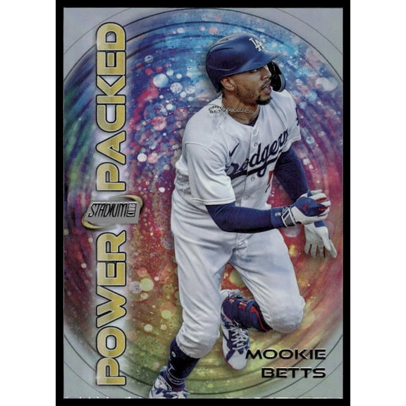 2024 Topps Stadium Club Power Packed Mookie Betts Dodgers #PP-23 Insert Baseball Card