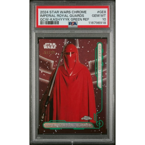 2024 Topps Star Wars Chrome Green Ref Imperial Royal Guards #GE-8 /99 PSA 10
