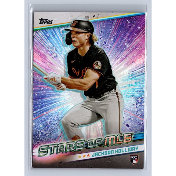 2024 Topps Stars Of MLB Jackson Holliday RC Baltimore Orioles #SMLB-B3 Baseball Card