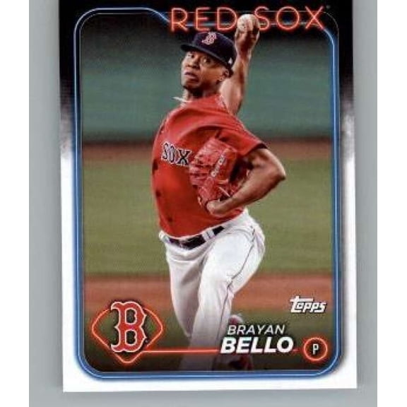 2024 Topps Team Sets Boston Red Sox Brayan Bello #BOS-16 NM-MT Baseball Card Boston Red Sox MLB Baseball Trading Card
