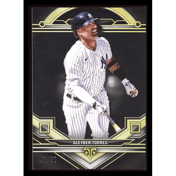 2024 Topps Triple Threads Onyx #56 41/50 Gleyber Torres Yankees Baseball Card