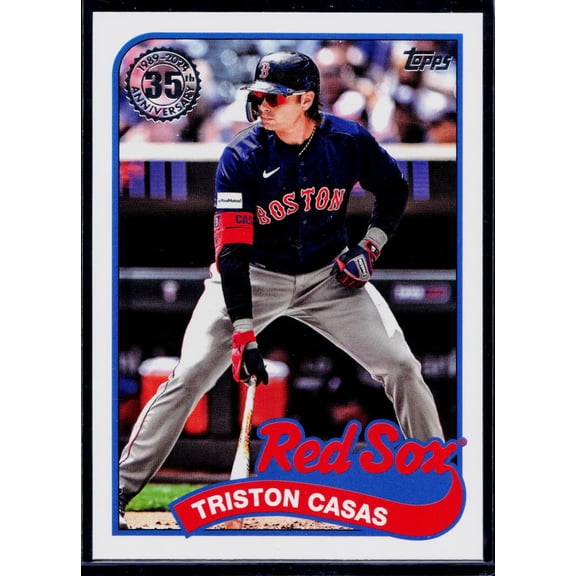 2024 Topps Triston Casas #89B2-20 1989 Topps Baseball 35th Anniversary Blue (Series Two)