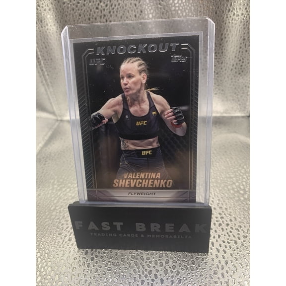 2024 Topps UFC Knockout Valentina Shevchenko #72 Base Set Near Mint Trading Card