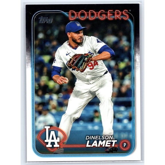2024 Topps Update US327 Dinelson Lamet Los Angeles Dodgers Baseball Card