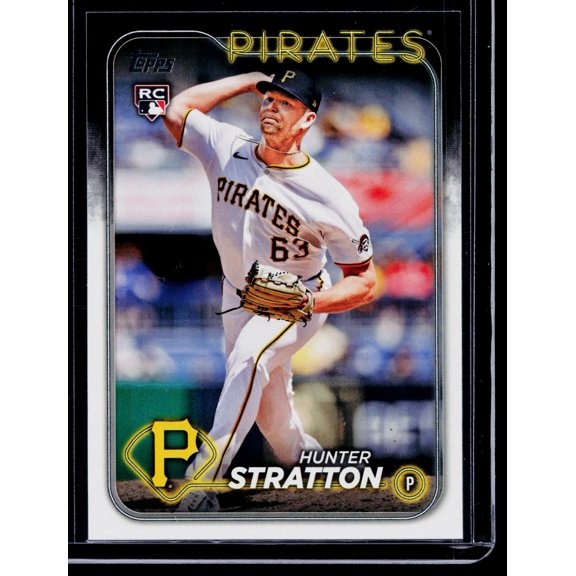 2024 Topps Update Independence Day Hunter Stratton US348 SN RC Near Mint or Better Baseball Card