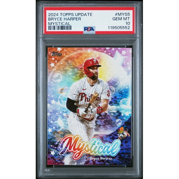 2024 Topps Update Mystical BRYCE HARPER #MYS-5 PSA 10 (POP 16)