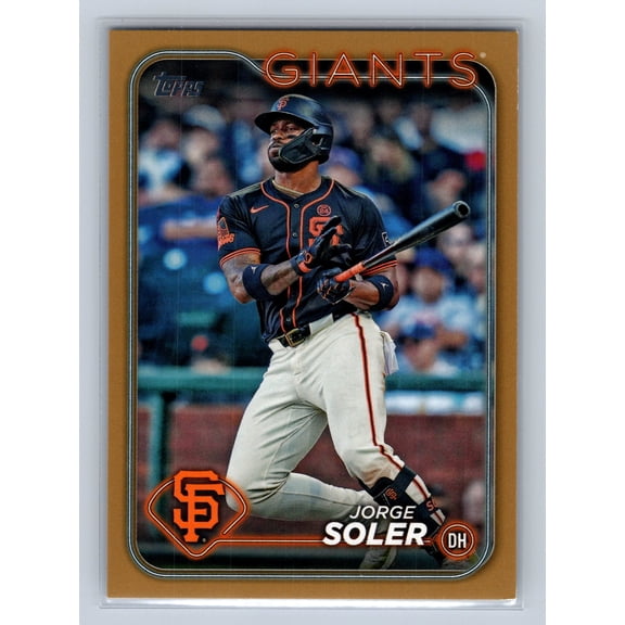 2024 Topps Update Series Jorge Soler San Francisco Giants #US64 Gold /2024 Baseball Card