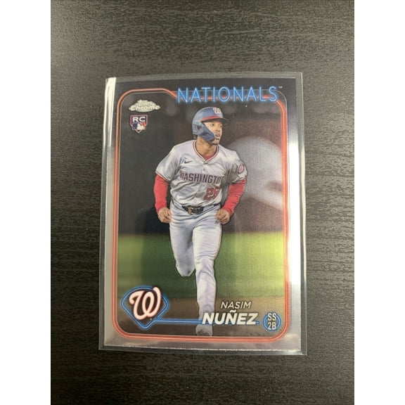 2024 Topps Update Series Nasim Nunez US 267 St. Louis Cardinals Paper Checklist Short Print Hologram Baseball Card