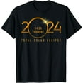 thumbnail image 1 of 2024 Total Solar Eclipse In Vermont Totality Spring 04.08.24 T-Shirt, 1 of 3