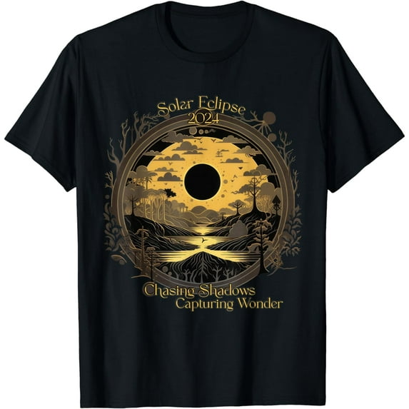 2024 Total Solar Eclipse Shirt Chasing Shadows April 8 T-Shirt