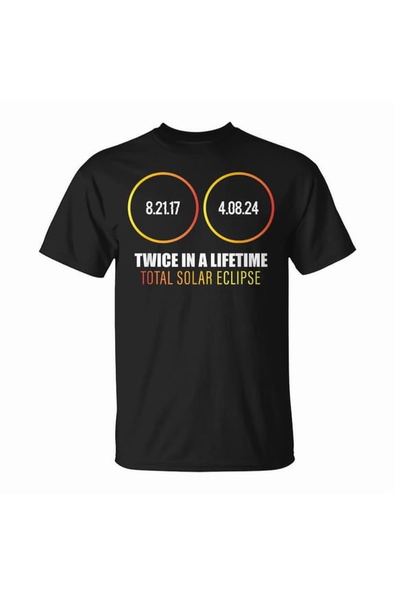 2024 Total Solar Eclipse Solar Eclipse T-Shirt – Celestial Event Graphic Tee for Men Women Kids, Featuring April 8, 2024 Eclipse Design, Perfect Gift for Astronomy Enthusiasts, , Size M, Color Black