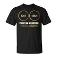 thumbnail image 1 of 2024 Total Solar Eclipse Solar Eclipse T-Shirt – Celestial Event Graphic Tee for Men Women Kids, Featuring April 8, 2024 Eclipse Design, Perfect Gift for Astronomy, 1 of 3