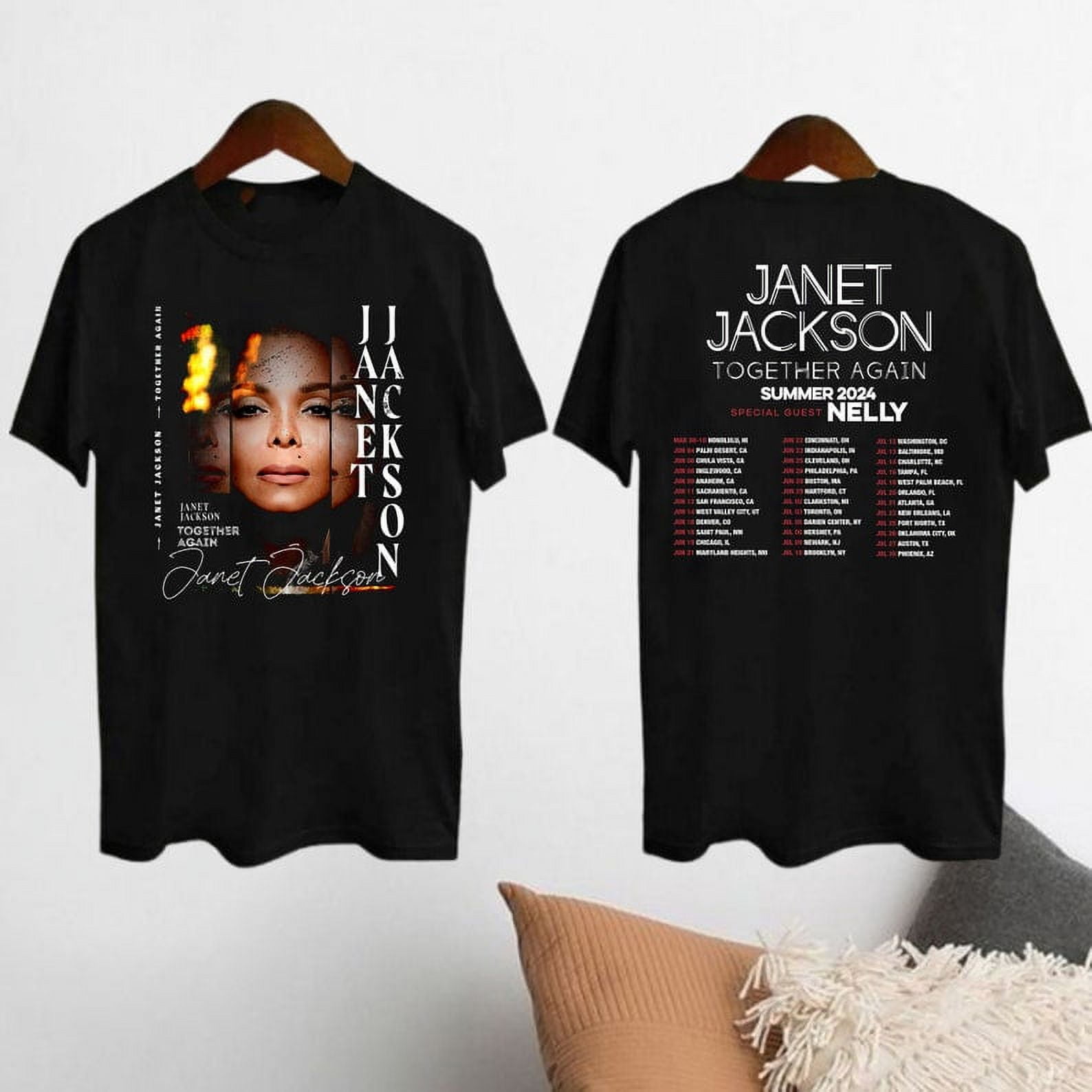 2024 Tour Janet Jackson Together Again T-Shirt, Janet Jackson 90s 