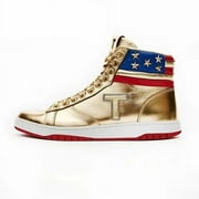 2024 Trump Never_Sur_render High Top Gold Letter Sneakers Fashionable Casual Shoes for Men