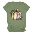 thumbnail image 1 of 2024 Tshirts For Women Dressy Casual Pumpkin Graphic Pumpkin Tops Loose Fit Pullover T Shirts, 1 of 3
