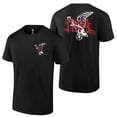 thumbnail image 1 of 2024 U.S. Soccer Federation USMNT Logo Adult T-Shirt USA with Eagle 2 Sides Print Soccer Tee [Black, Medium], 1 of 3