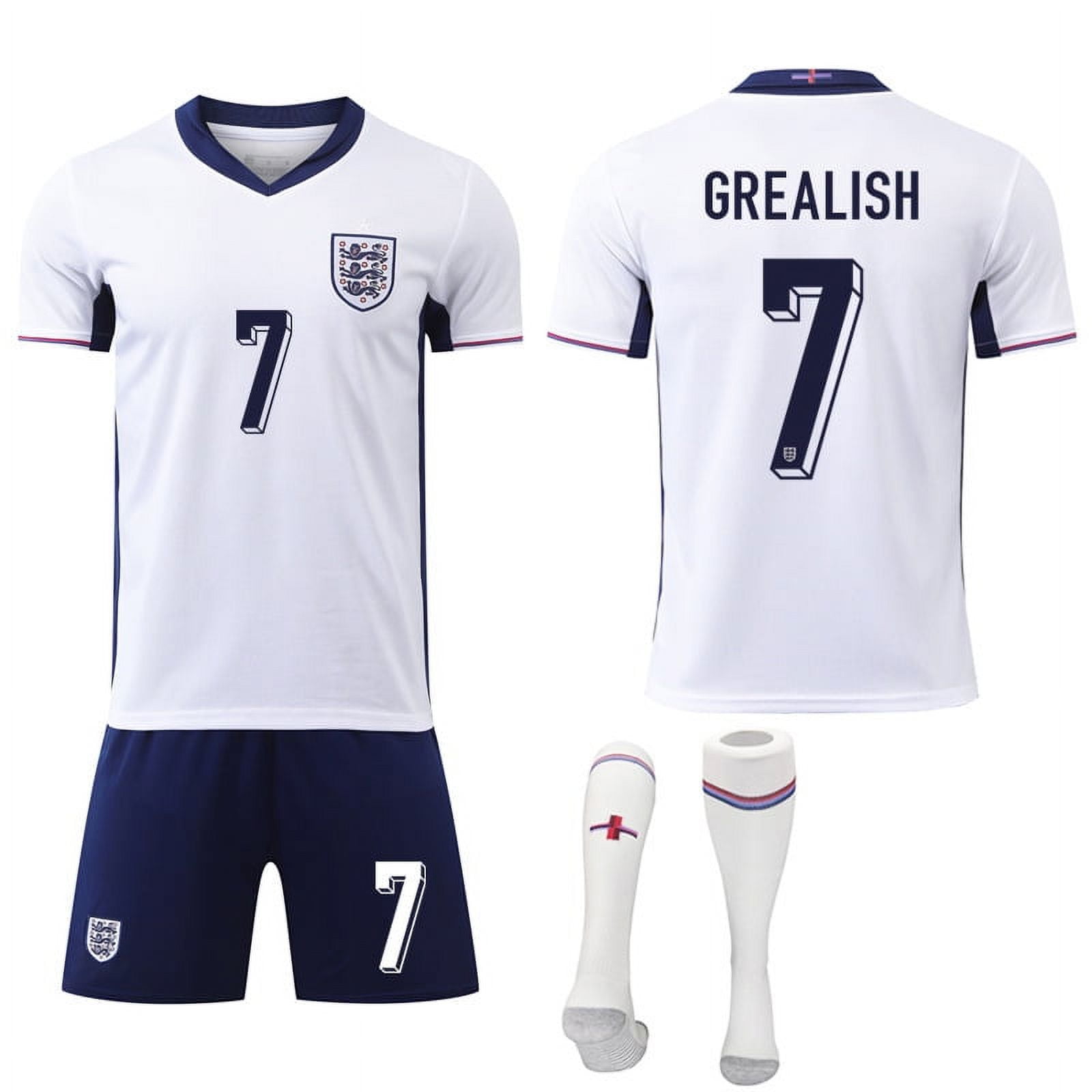 2024 UEFA European Championship England Jersey Home National Team