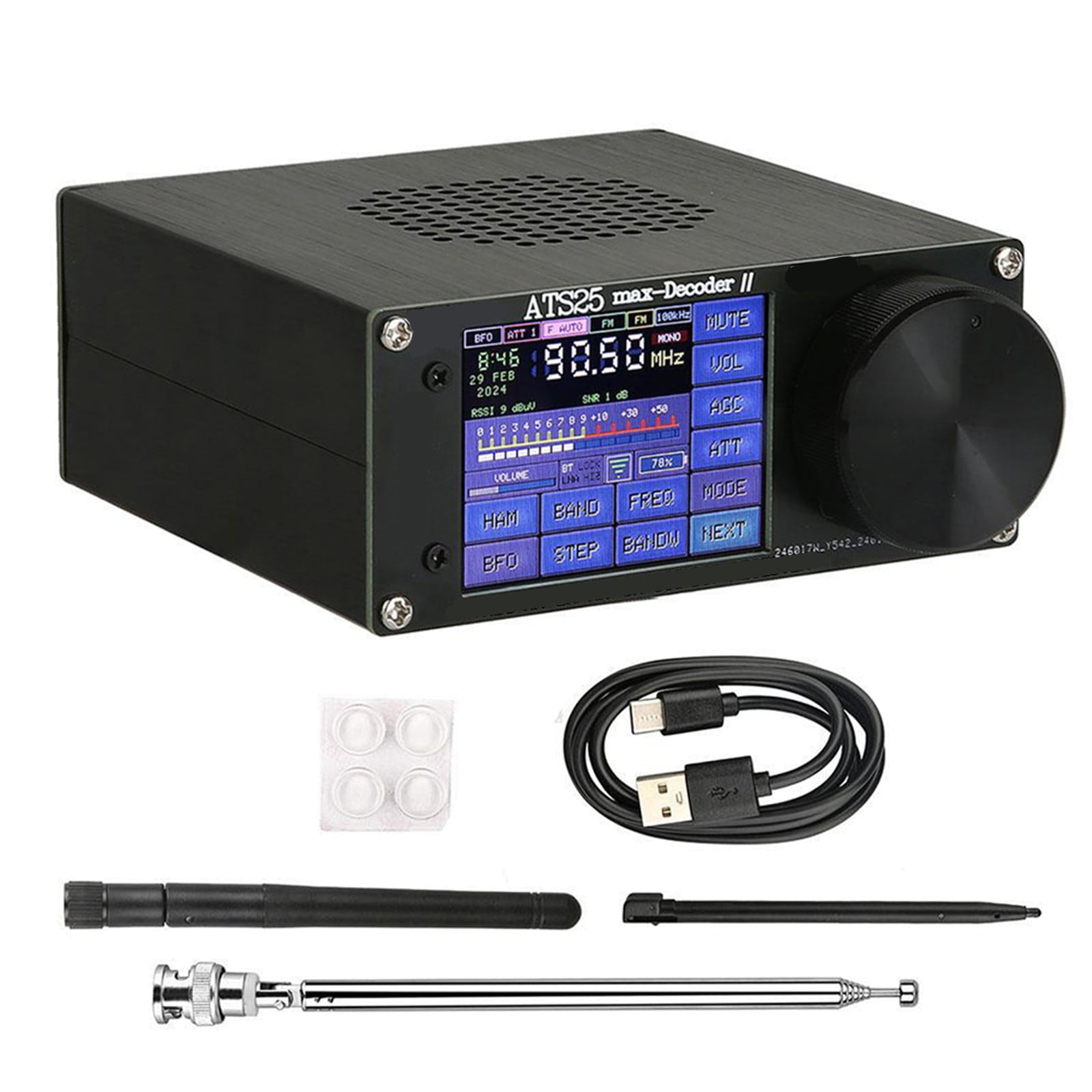 マルチバンドレシーバーATS25 Max Decoder II（週末まで） 2024 UPGRADED second generation ATS25 Max Decoder II +Official