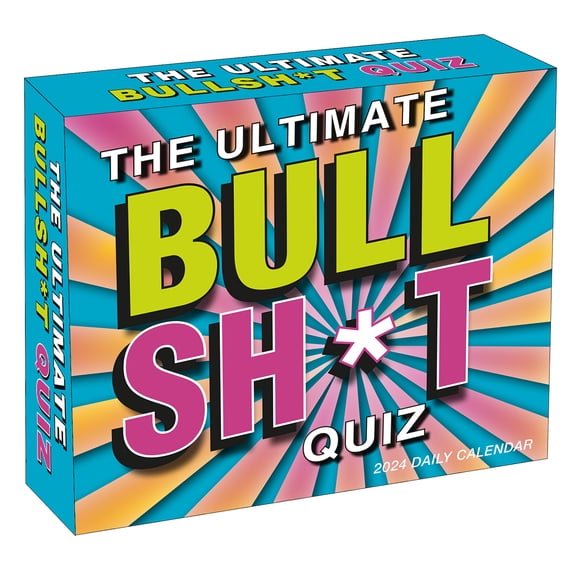 2024 Ultimate Bullsh*t Quiz Box Calendar, 6" x 5" by Sellers Publishing, Inc.