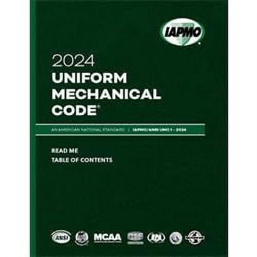 2024 Uniform Mechanical Code Soft Cover w/Tabs IAPMO/ANSI UMC 1