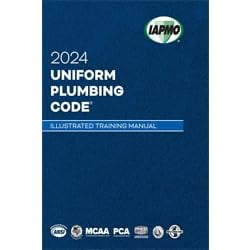 2024 Uniform Plumbing Code Illustrated Training Manual, 9781944366957, 1944366954, Paperback,