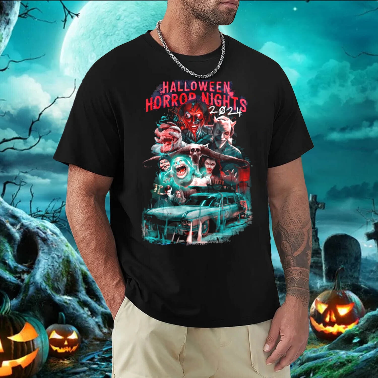 2024 Universal Studios Tee, Michael Myers Halloween Horror Nights T