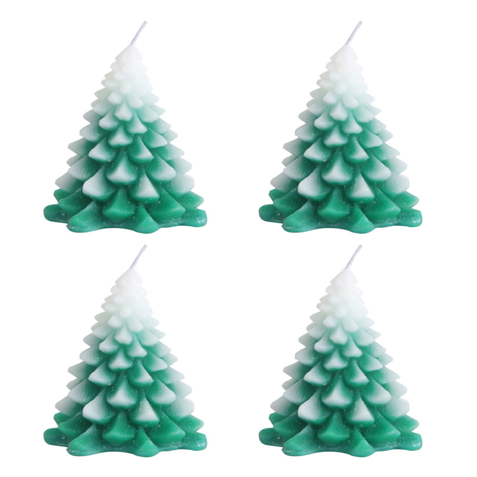 2024 Upgrade Clearance 4Pcs Christmas Tree Candle Festival Hand Gift