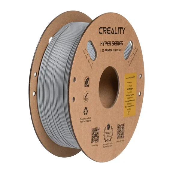New Creality Hyper PETG Filament High Speed 600mm/s 3D Printer Filament for Halloween DIY-Gray