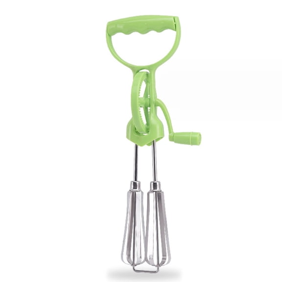 Upgrade Egg Beater Stainless Steel Hand Whip Mixer Classic Hand Crank Kitchen Tool for Cooking and Baking