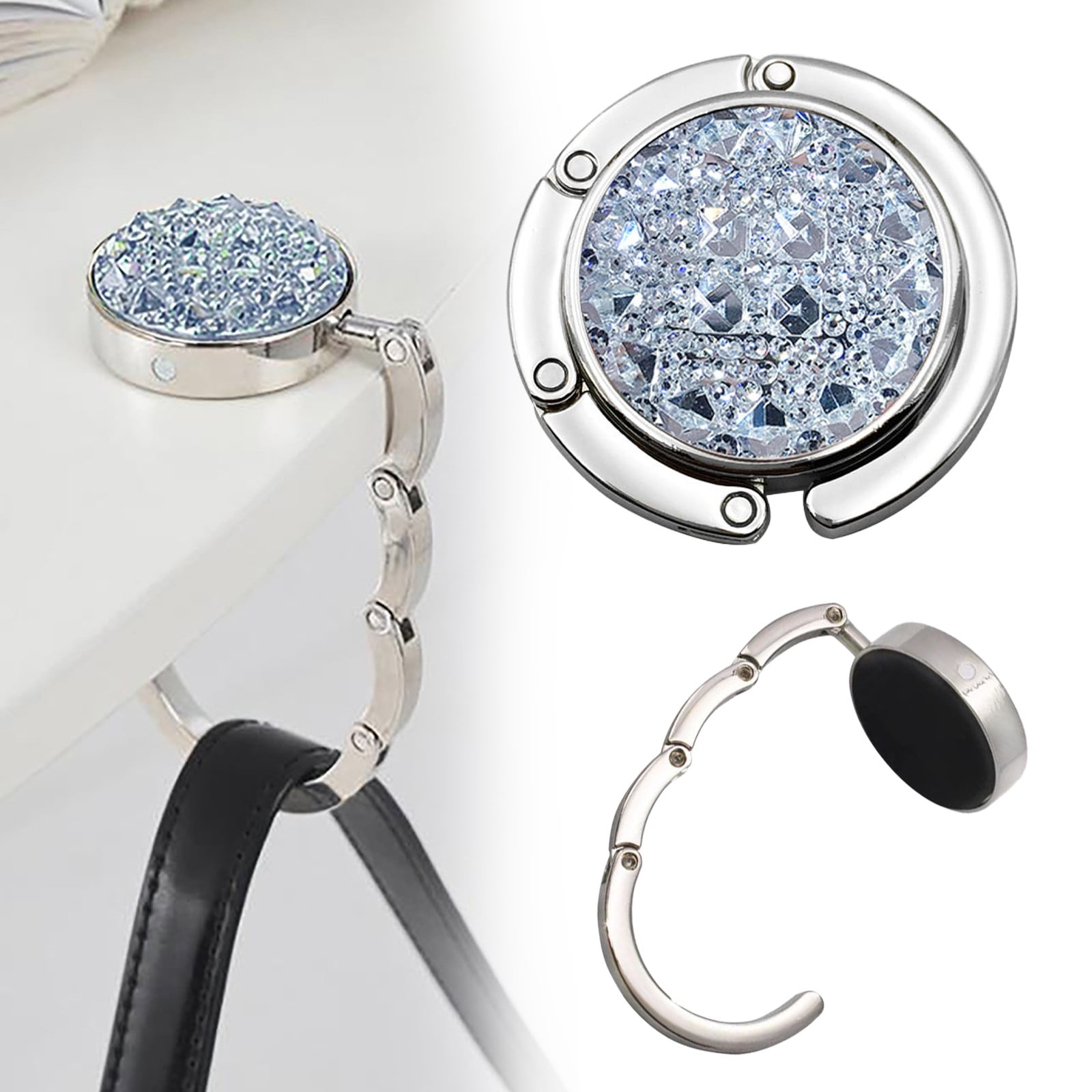 2024 Upgrade Foldable Purse Hooks for Table Purse Hanger for Table