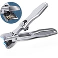 thumbnail image 1 of 2024 Upgrade Nail Clippers for Men Thick Nails - DRMODE Large Wide Jaw Opening Toe Nail Clippers for Seniors, Heavy Duty Stainless Steel No Splash Fingernail Clipper Cutters Long Handle with Catcher, 1 of 7