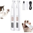 thumbnail image 1 of 2024 Upgrade Pet Micro Precision Trimmer, Multifunctional Pet Hair Clippers for Grooming with LED Light, Low Noise Waterproof Rechargeable Pet Paw Trimmer for Pet Paws, Ears, Rump, Face, Eyes(2 Set), 1 of 8