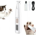 thumbnail image 1 of 2024 Upgrade Pet Micro Precision Trimmer, Multifunctional Pet Hair Clippers for Grooming with LED Light, Low Noise Waterproof Rechargeable Pet Paw Trimmer for Pet Paws, Ears, Rump, Face, Eyes(1 Set), 1 of 7