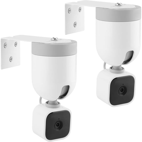 2024 Upgrade Wall Mount Compatible for Mini Pan -Tilt Camera Mounting Bracket for Mini Pan, Get The Best View,Extended Celling Mount (2Pack)