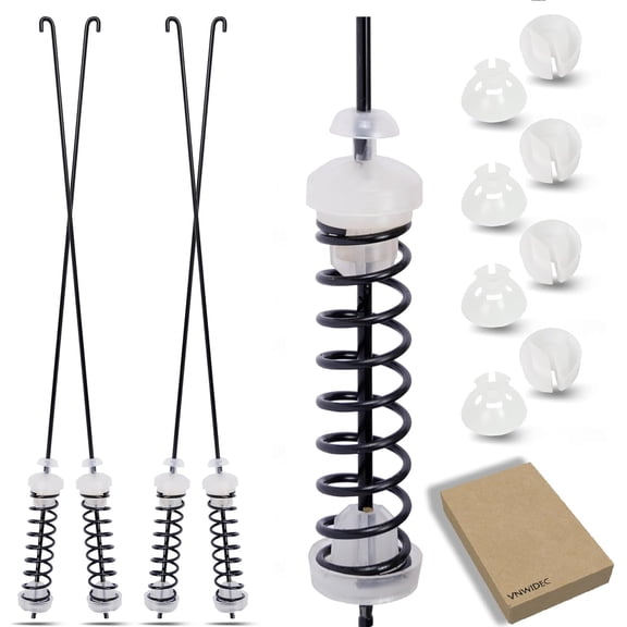 2024 Upgraded 2DWTW4705EW1 2DWTW4815GW0 2DWTW4845EW0 2DWTW4845EW1 3DWTW3000FW0 WET4027HW0 WET4027HW1 Washer Suspension Rod kit 4pcs(26.7in) Compatible with  Washer