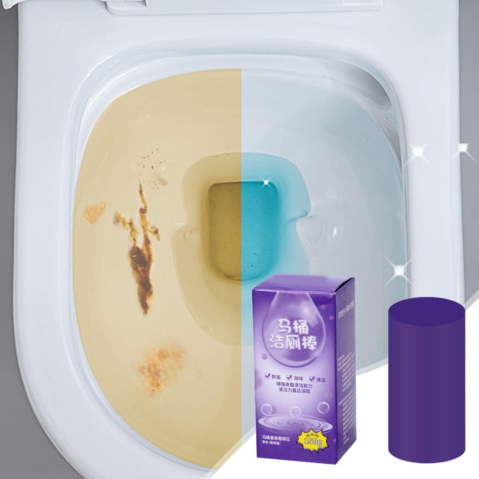 2024 Upgraded Concentrated Descaling Toilet Cleaning Stick 4Pcs