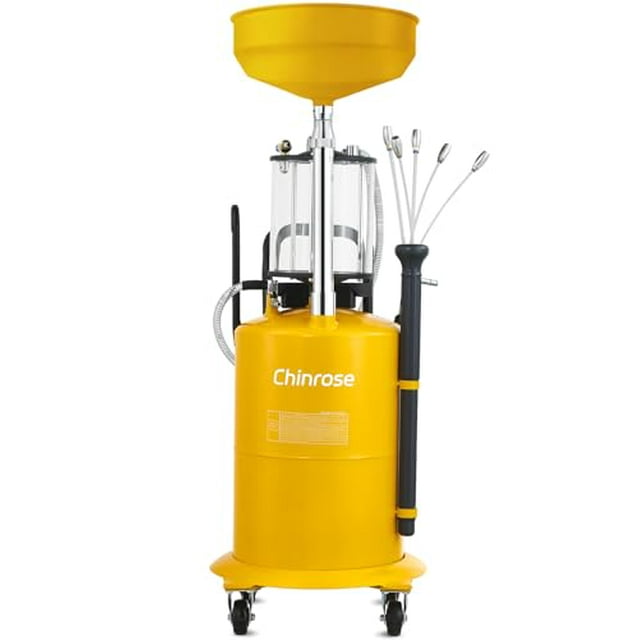 2024 Upgraded Design Waste Oil Drain Tank, Pneumatic Oil Drainer,Oil