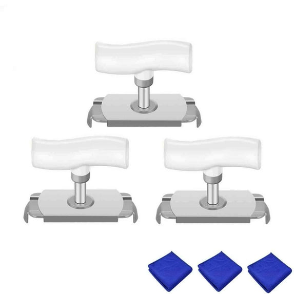 2024 Upgraded Effortless Arthritis Jar Opener,Easy Open Adjustable Grip Jar Opener, Stainless Steel Can Opener Bottle Tin Cap for Seniors Quick Opening Tool for Cooking Everyday Use,3PC