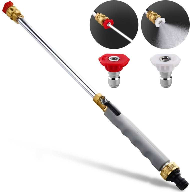 2024 Upgraded Jet Nozzle Power Washer for Garden Hose Includes 2 High Pressure Nozzles and Quick Connectors Hydro Jet High Pressure Washer Tools Walmart