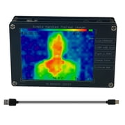 Upgraded MLX90640 Infrared Thermal Imager, High-Resolution Portable Thermal Sensor, Non-Contact Temperature Tester, Built-in Rechargeable Battery