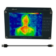 Upgraded MLX90640 Infrared Thermal Imager, High-Resolution Portable Thermal Sensor, Non-Contact Temperature Tester, Built-in Rechargeable Battery