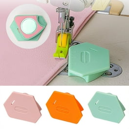 3Pcs Sewing Magnetic Seam Guide, Magic Polygon With Graduated Magnetic Gauge Sewing Machine Multi-Purpose Fixed Gauge Magnet Clasp Locator Tool ( Green