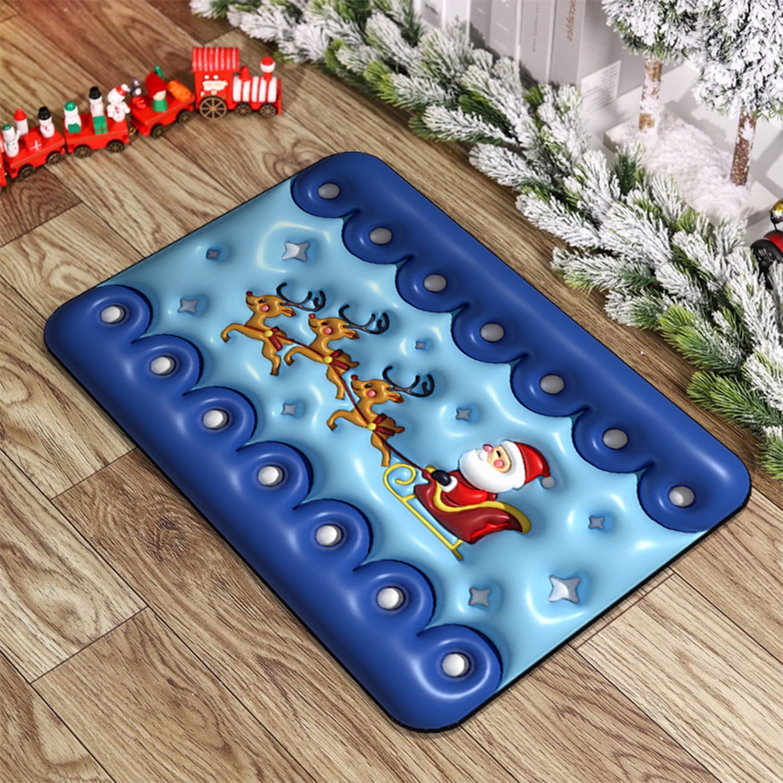 2024 Upgraded New Items Christmas Bath Mat for Bathroom, Christmas