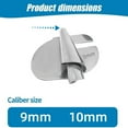 2024 Upgraded Universal Sewing Rolled Hemmer Foot 9mm，10mm ，2 Sizes