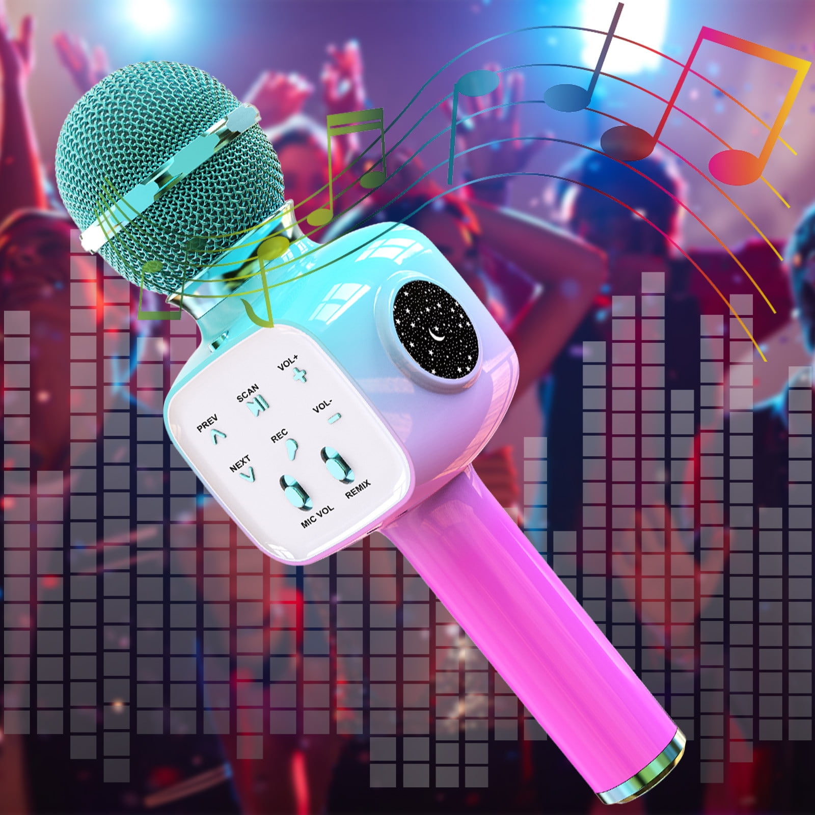 2024 Upgraded Version Bluetooth Microphone Portable Home Projection ...