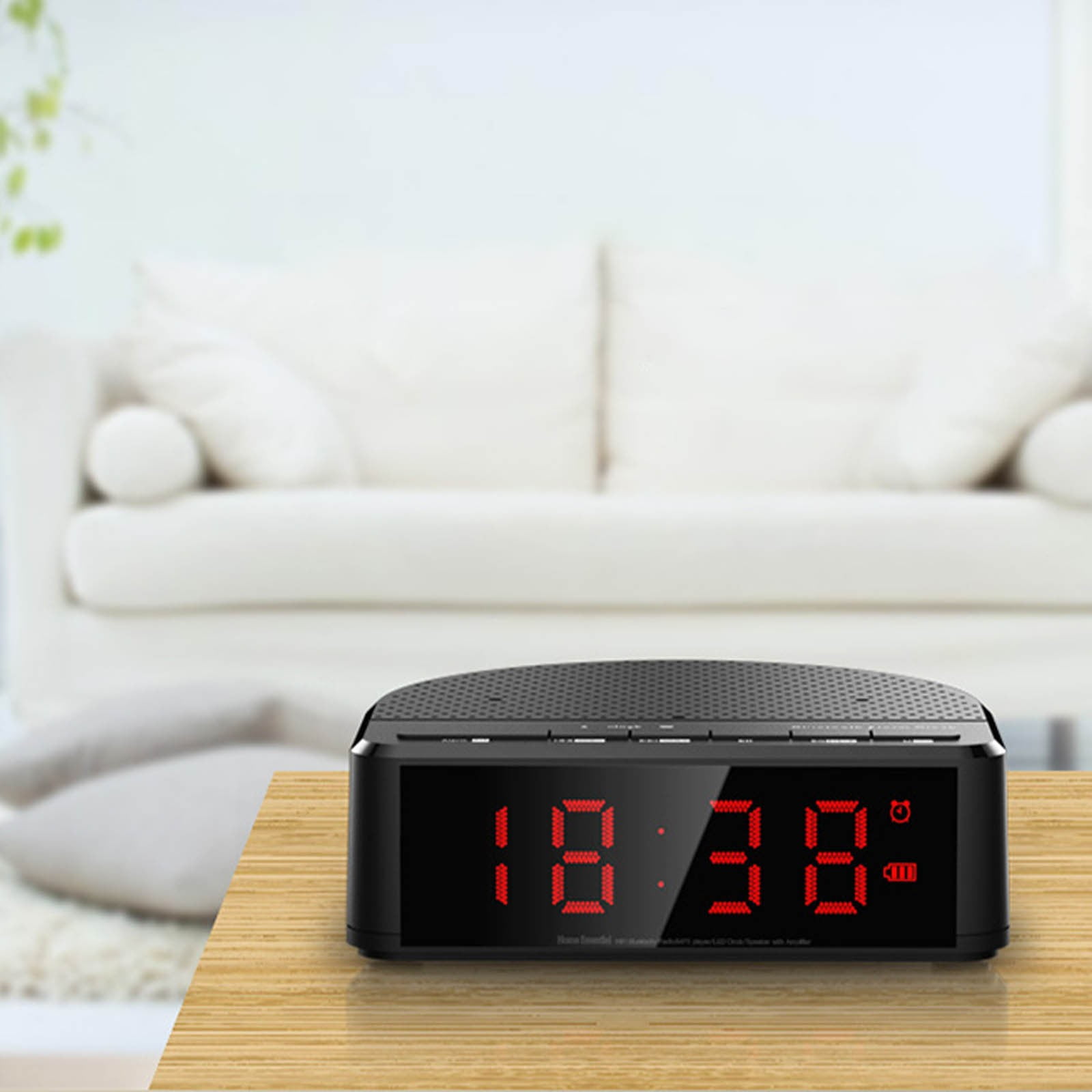 2024 Upgraded Version Mirror Digital Alarm Clock Wireless Bluetooth