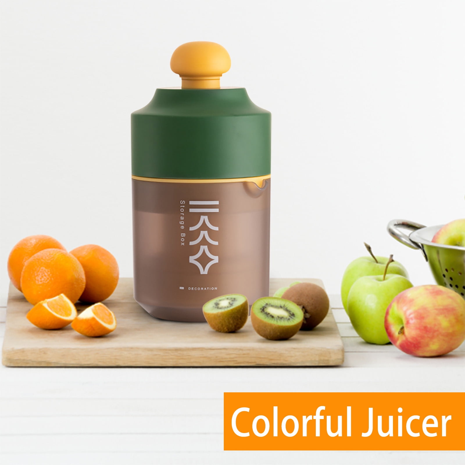 2024 Upgraded Version Press Manual Mini Juicer Food Safe Home & Garden Measuring Cup Container